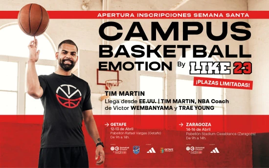 card Campus Basketball Emotion by Like 23 de ALTO RENDIMIENTO