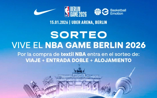 card ¡Gana un viaje al NBA Game Berlín 2026 con Basketball Emotion!