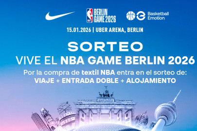 ¡Gana un viaje al NBA Game Berlín 2026 con Basketball Emotion!