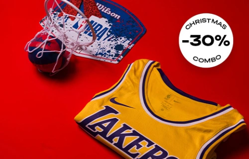 Si compras producto textil NBA: -30% en mini canastas